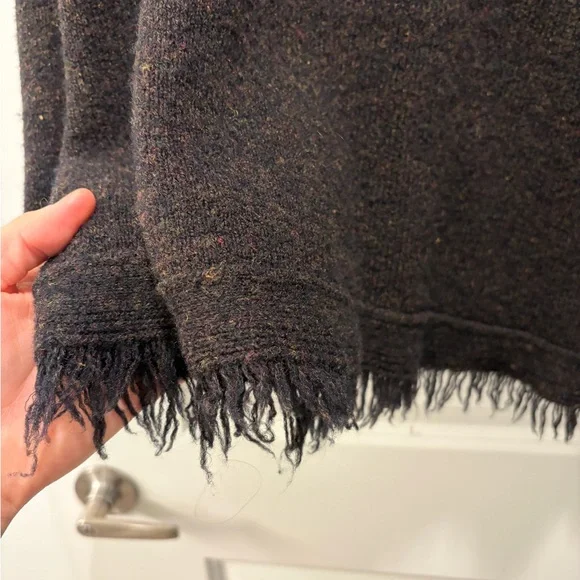 Free People Charcoal Textured Sweater - Picture 5 of 6